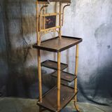Shelf in bamboo and asian lacquer
