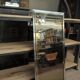 Chrome and brass mirror 1970