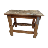 Vintage wooden workbench