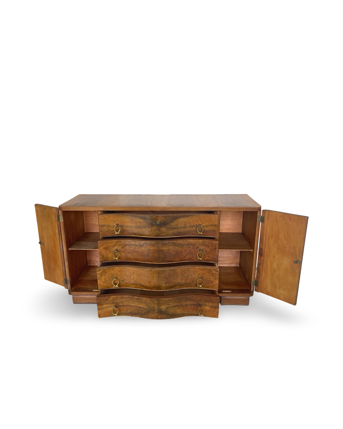 Italian Art deco walnut sideboard