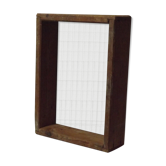 Ancient wood and steel screen