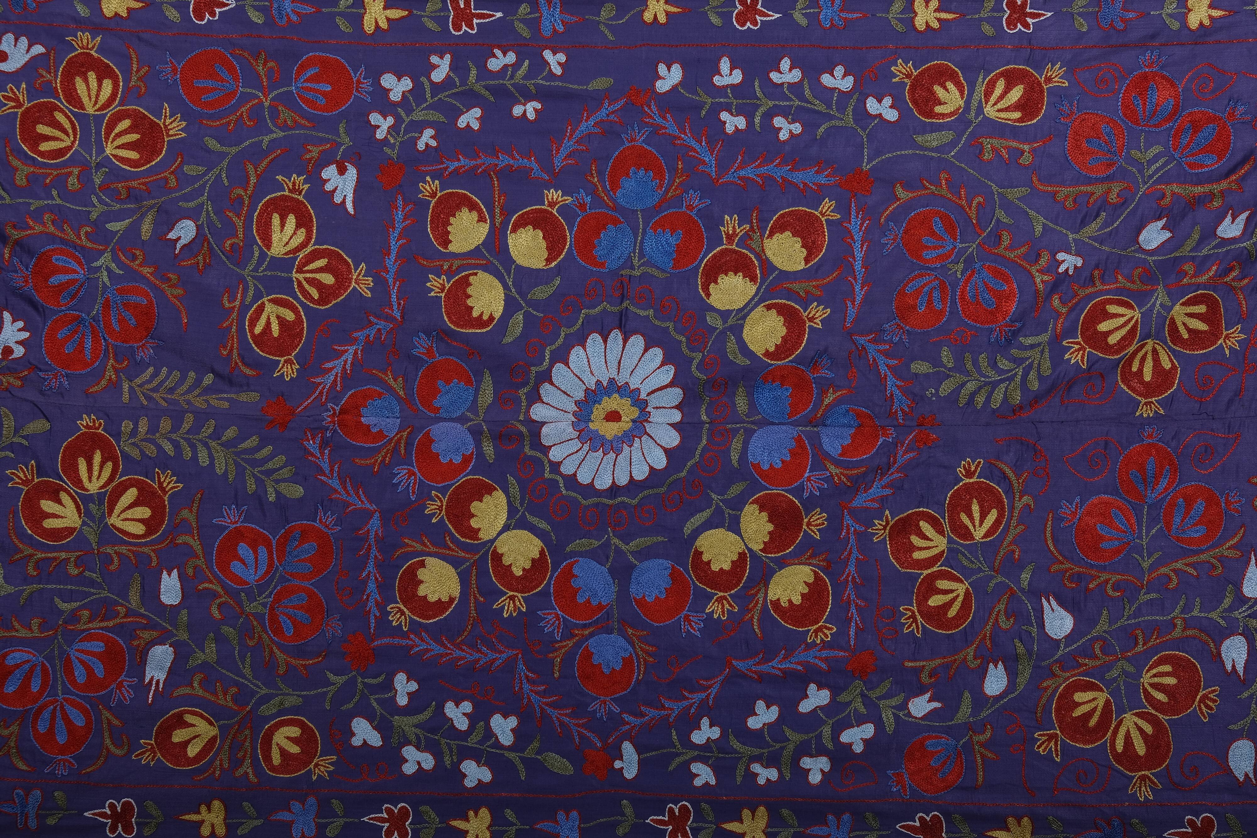 Hand knotted rug, vintage Turkish rug 104x192 cm