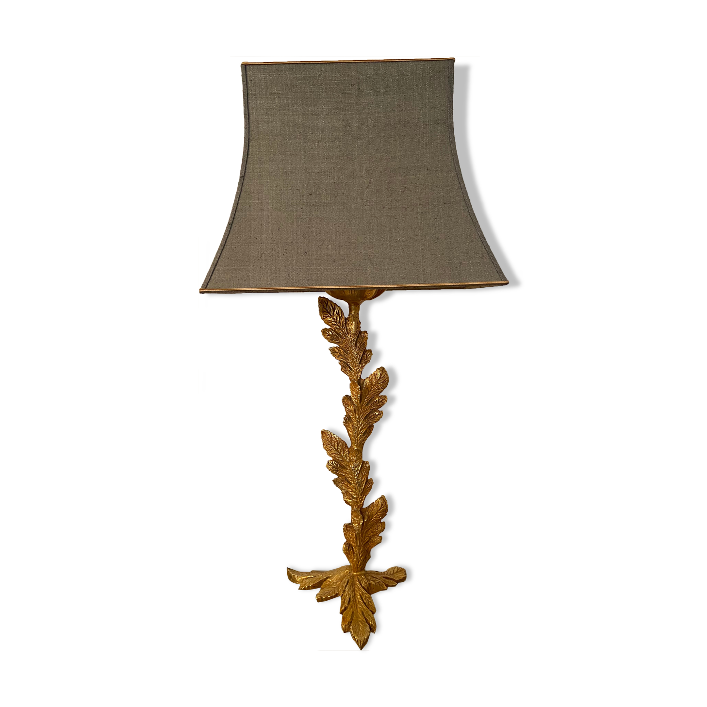 Sculptural bronze lamp, Fondica, Paris