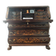 Bureau en acajou de style Chippendale à plateau incliné, années 1950