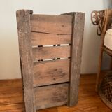 Old wooden bottle locker