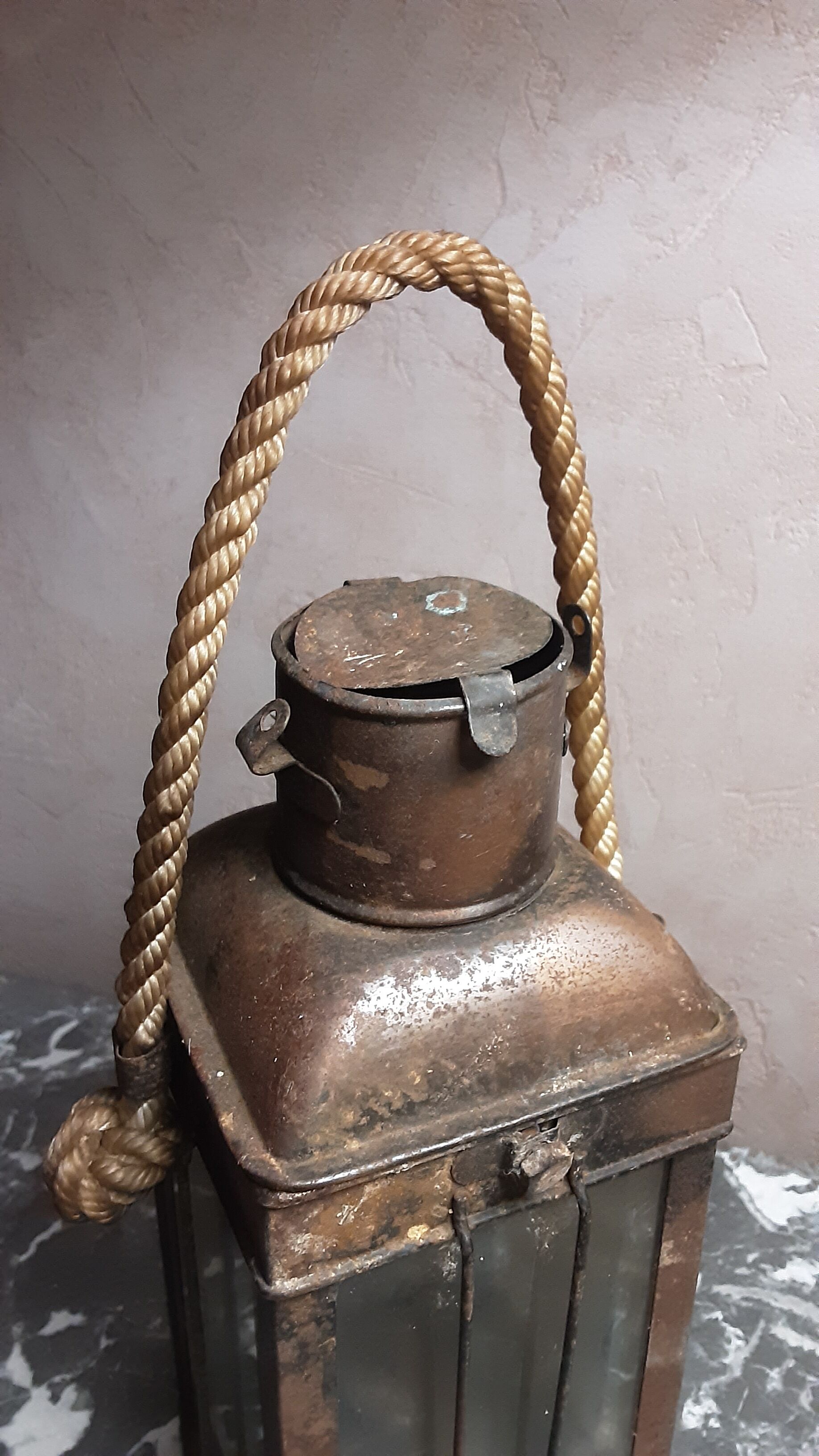 Old oil lantern
