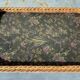 Large wood and wicker tray