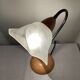 Vintage lamp from the 80s in wood and metal