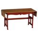 Scandinavian extendable table for writing or dining with a drawer, early 20th century.