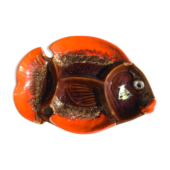 Vintage Vallauris fish dish