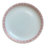 Pillivuyt “Aquitaine” pink dinner plate