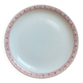 Assiette plate « Aquitaine » de Pillivuyt rose