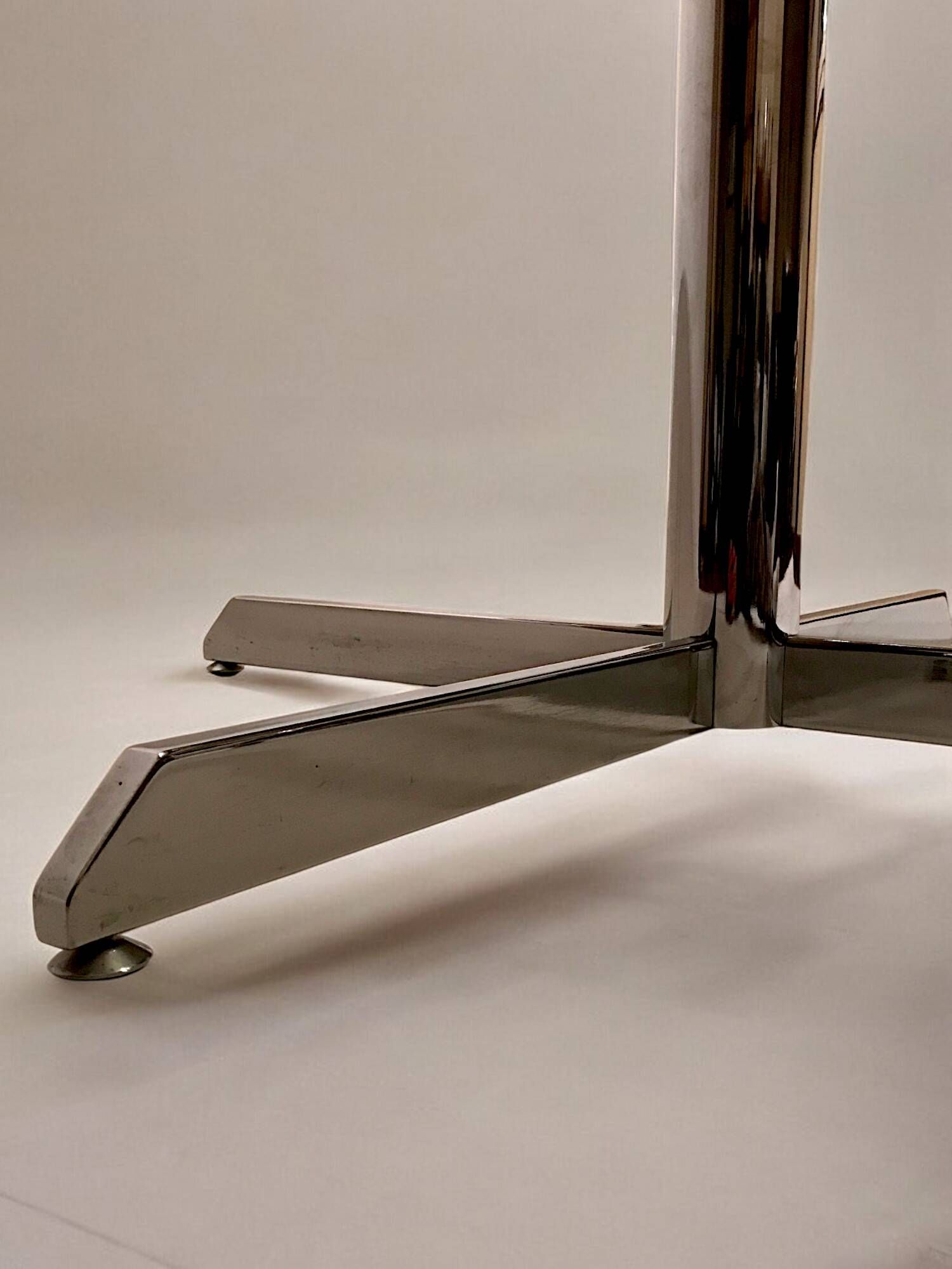 Smoked Glass Top Dining Table - c. 1970 - Roche Bobois