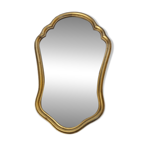 miroir Batoque bois doré
