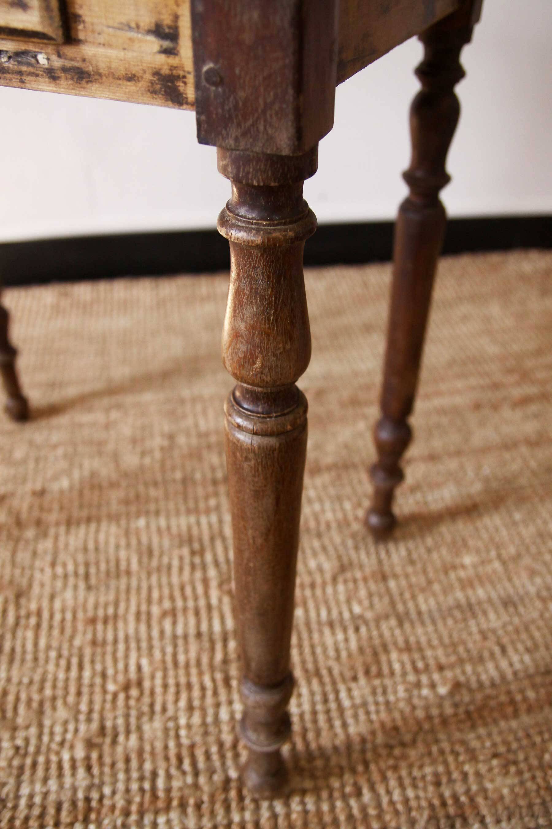 Old wooden desk