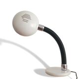 Industrial style gooseneck white table desk lamp