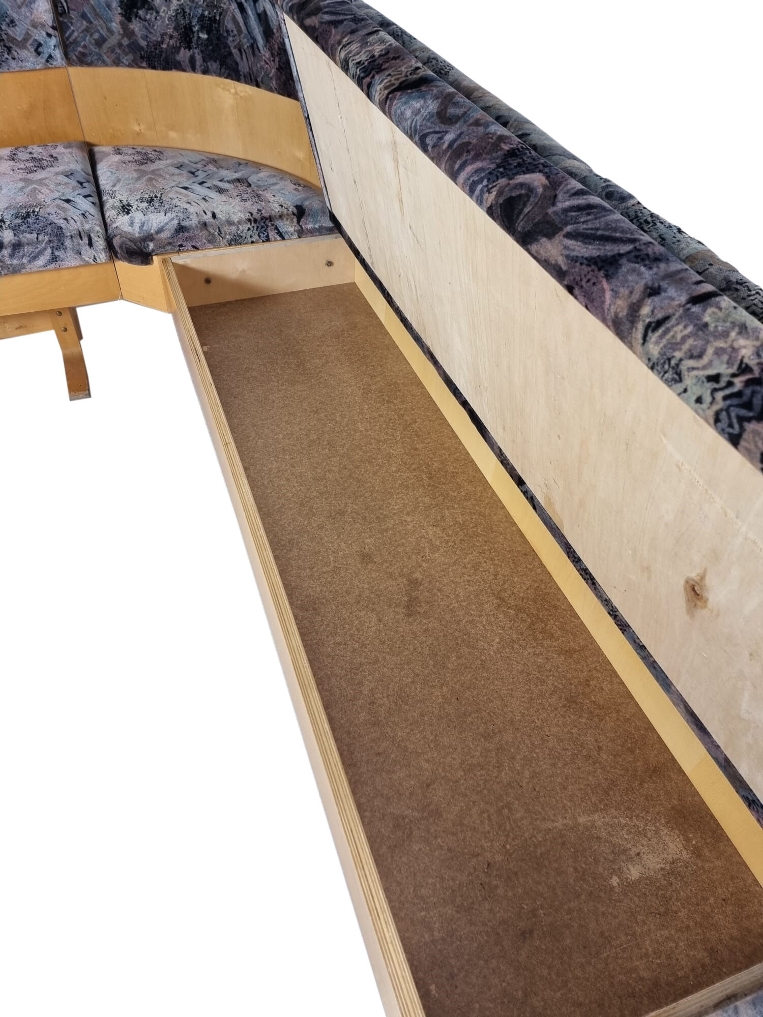 Corner sofa by Ludvik Volak for Drevopodnik Holesov 1960s