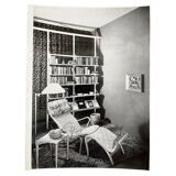 Original photo of furniture by Bruno Mathsson / Sweden - 1945