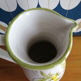 Glazed terracotta jug