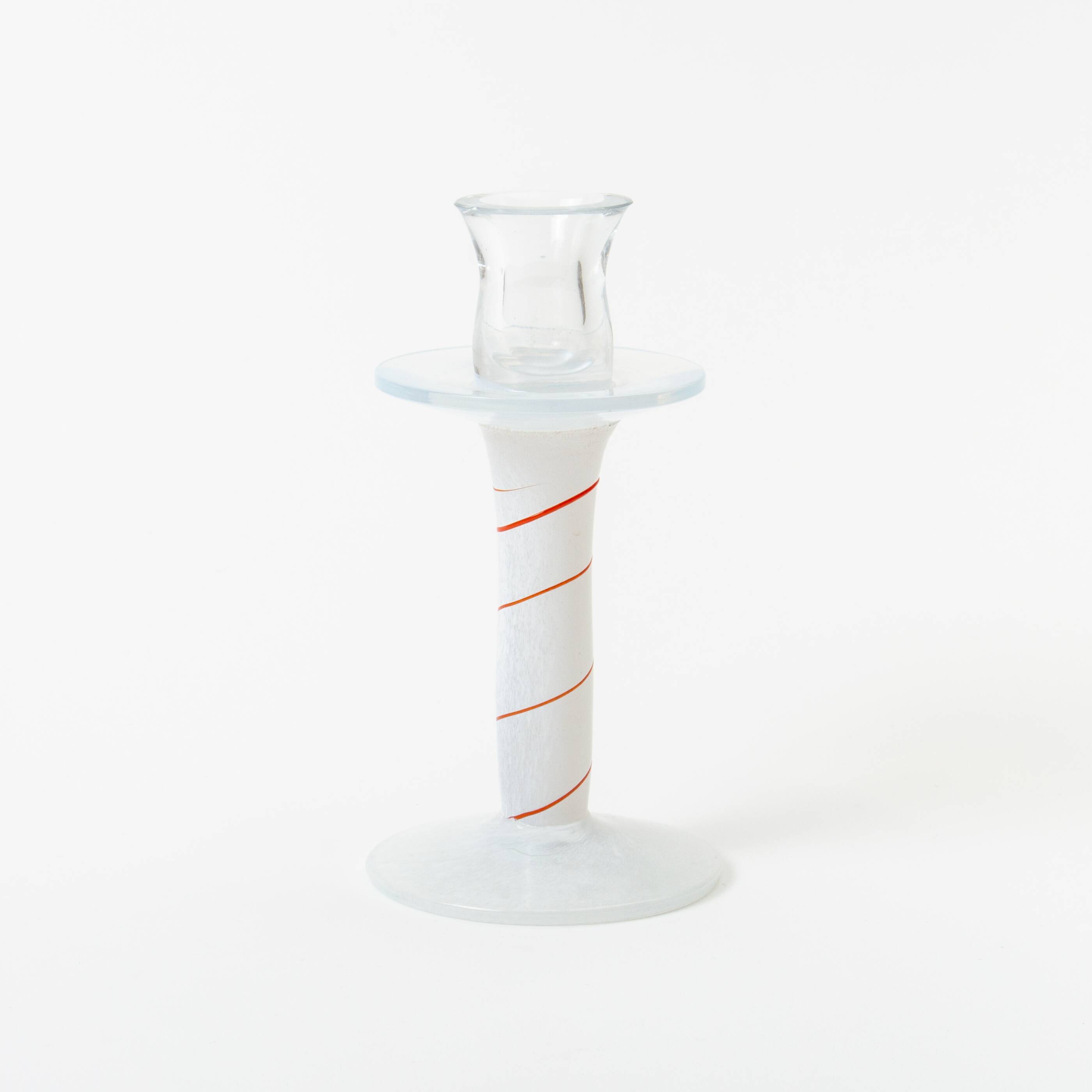 Blown glass candle holder – Sweden