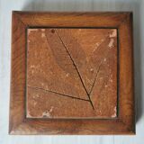 Underside of flat sheets wood and tile
