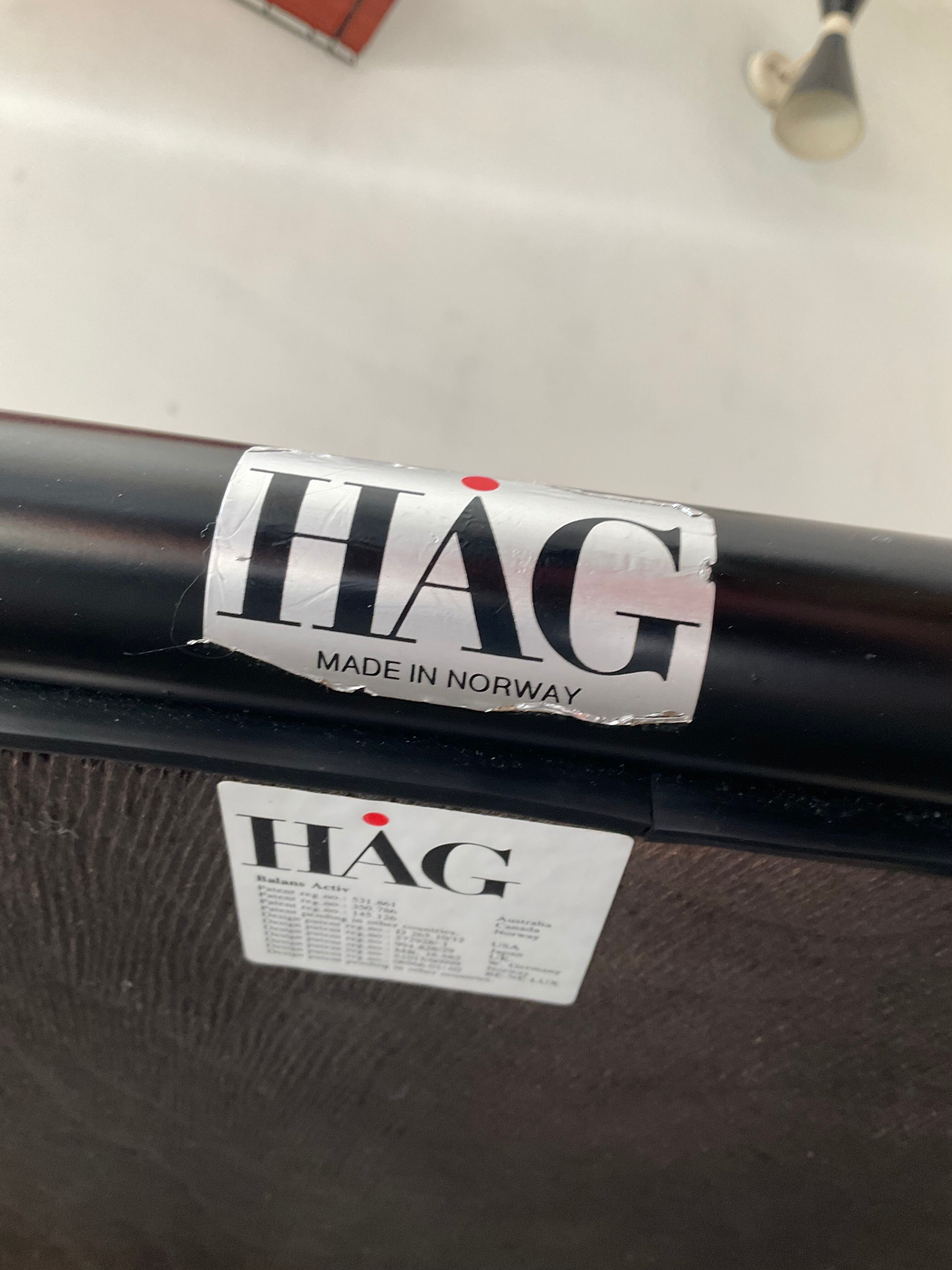 Hag Vintage Ergonomic Stool By Svein Gusrud & Hans Mengshoel