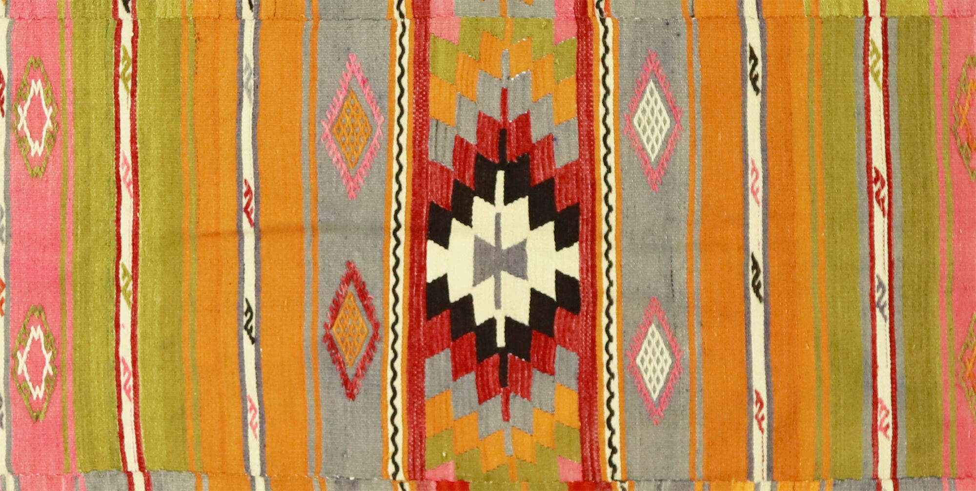 Tapis kilim artisanal anatolien 245 cm x 173 cm