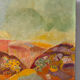 Naive painting: shepherd with sheep, oil on canvas signed