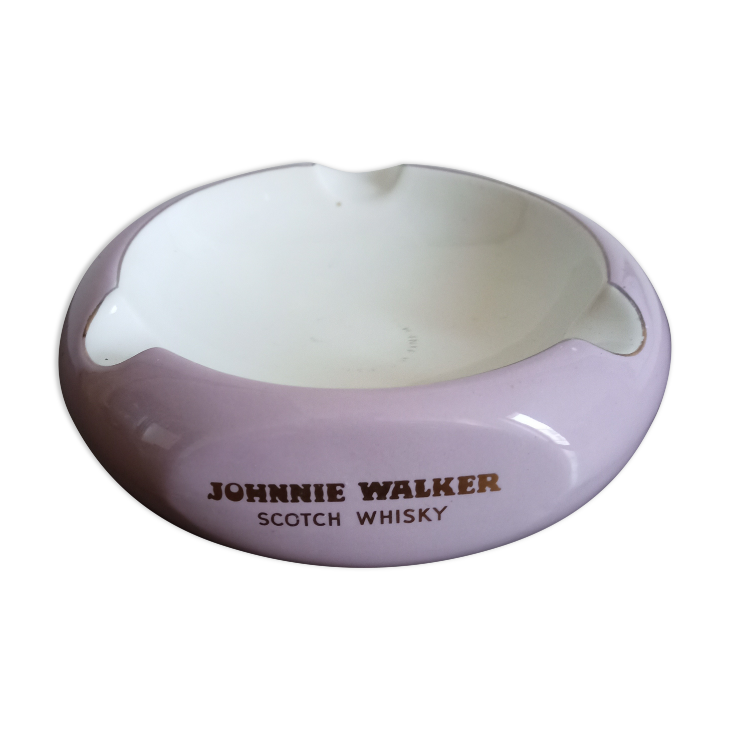 Johnnie Walker ceramic countertop ashtray