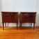 Paire de tables de chevet Italienne vintage 1950