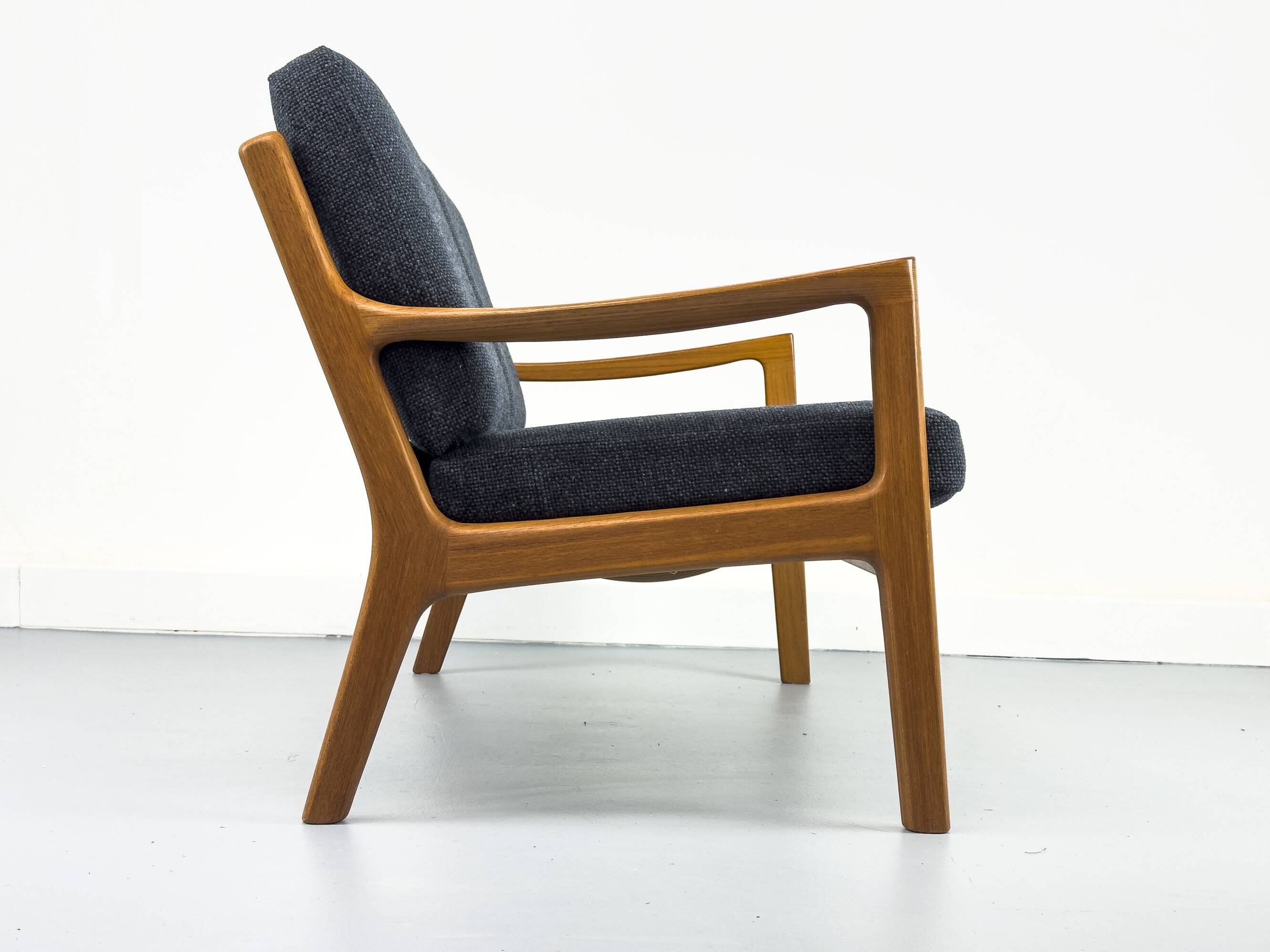 Vintage Two-Seater Senator Sofa in Teak by Ole Wanscher