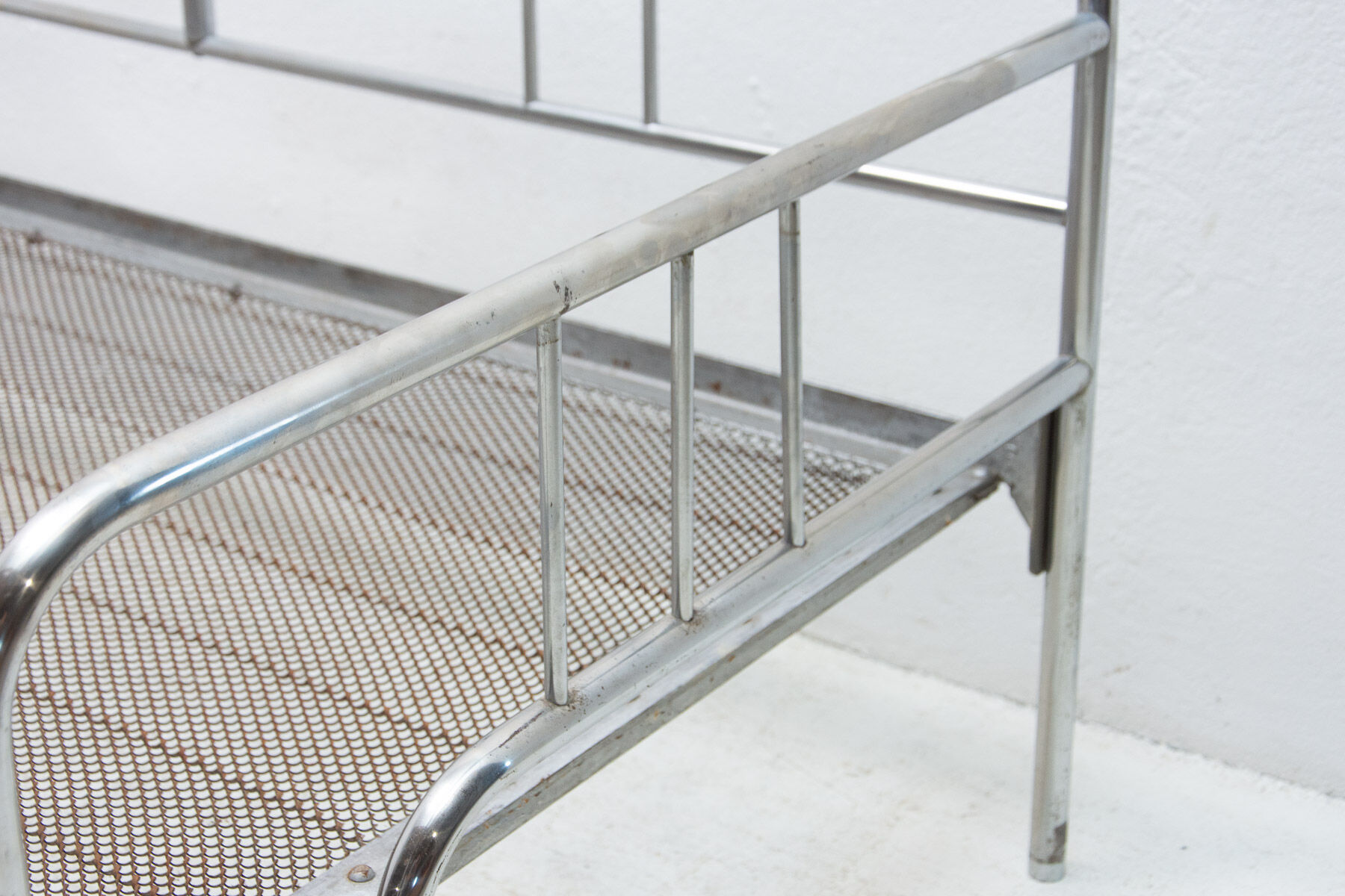 Chromed Bauhaus sofa, 1930´s, Bohemia