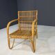 Art Deco rattan seating set, Central Europe, 1930s–1940s