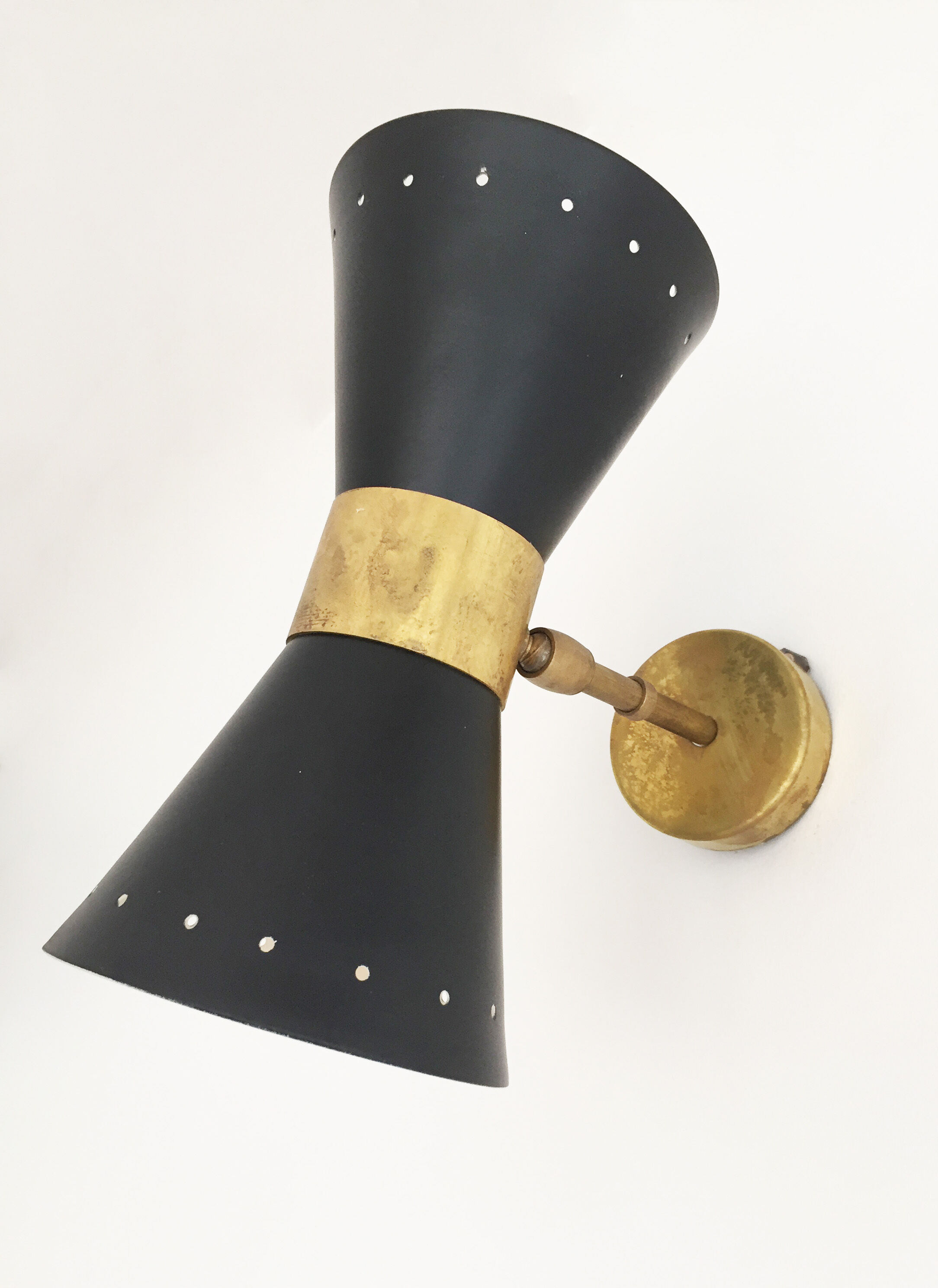 Wall lamps in the style of Italian creations of the 50s