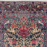 Ancient Persian carpet, Kirman Laver, circa 1880