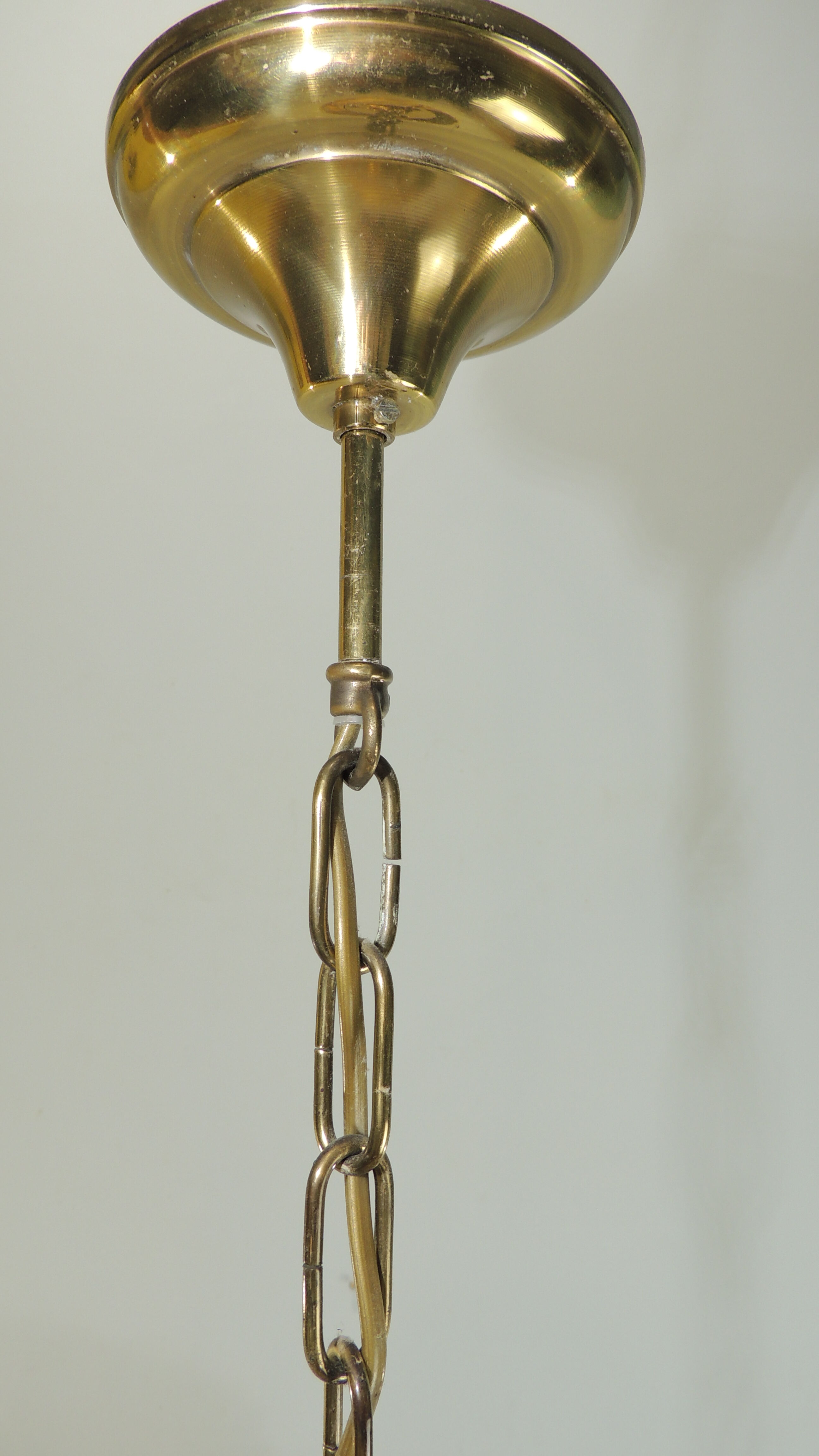 Glass and brass / vintage suspension