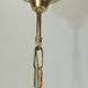 Suspension verre et laiton vintage