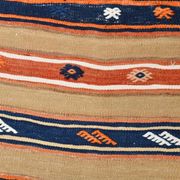 Tapis beige et bleu antique 5x8, 145x230 cm