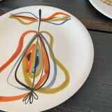 Petite assiette poire Roger Capron, Vallauris