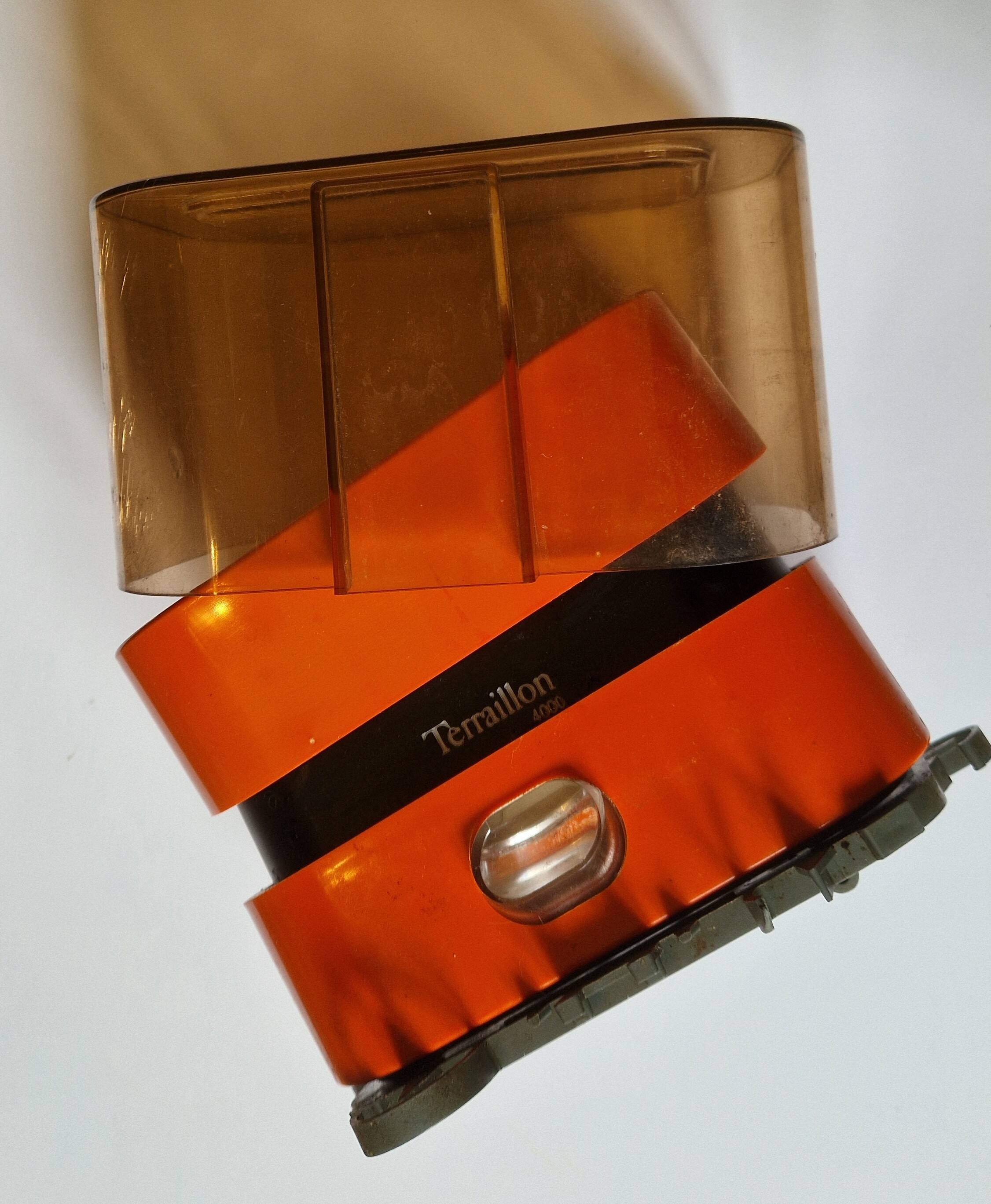 Terraillon 4000 orange kitchen scale vintage 1970