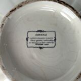 Earthenware tureen from sarreguemines obernai model illustrated by henri loux