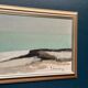 Large Original Swedish Oil on Canvas – 'Coastal Landscape' by Eric Cederberg (1897–1984) – Signed – vintage and framed – 36 × 87 cm (14.2 × 34.3 inches)