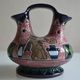 Art deco ceramic tulip vase Amphora Czechoslovakia