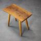 Cherry wood stool marked mid-century ULUV, Czechoslovakia, 1960s