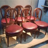 Serie de 6 chaises néo classique  du dix-neuvieme sciecle