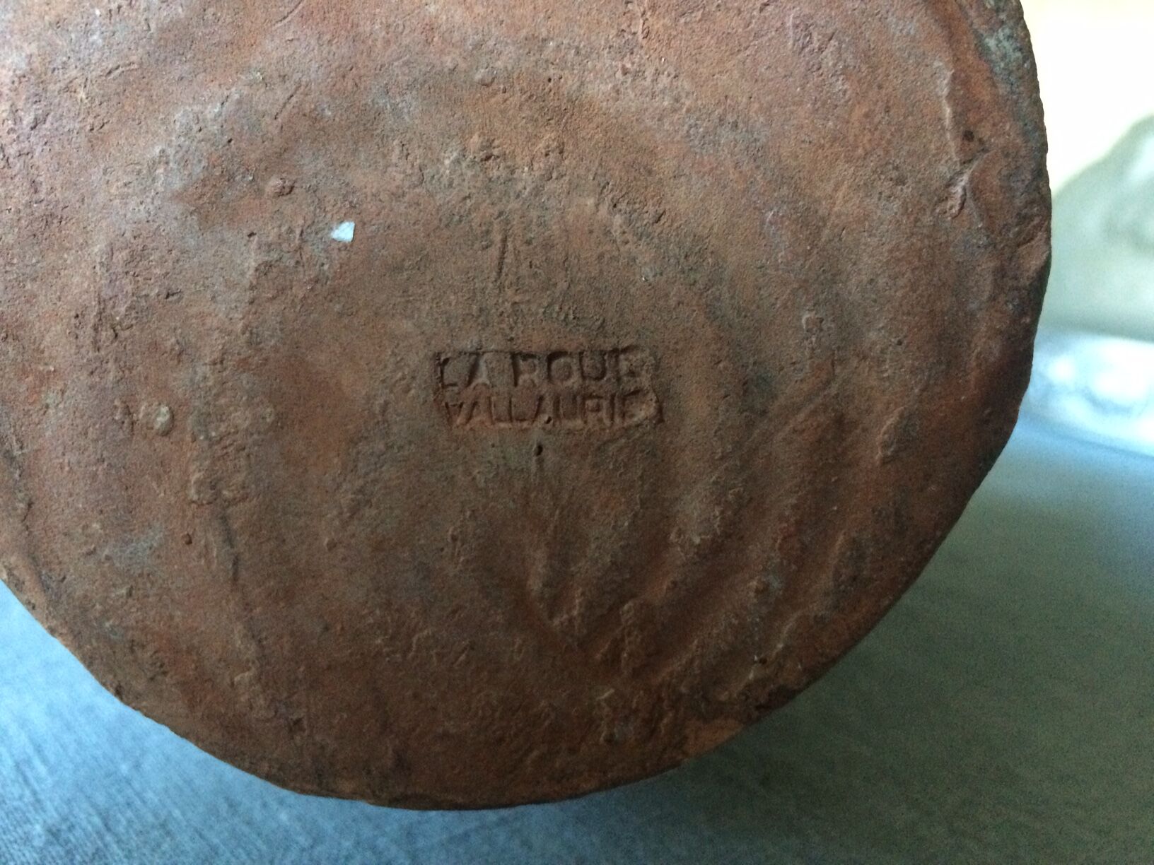 Ceramic pitcher Vallauris la Roue