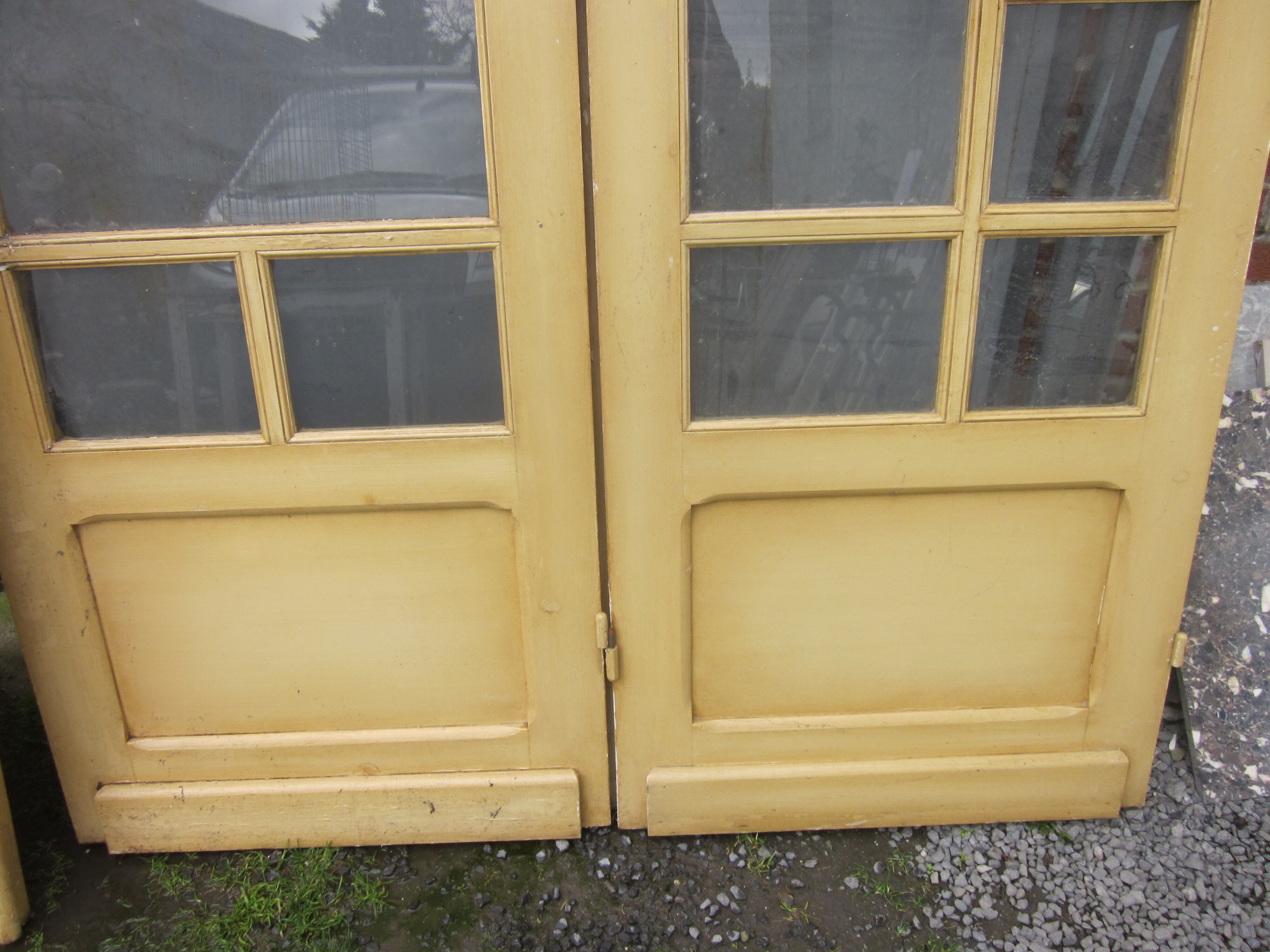 4 old separation doors