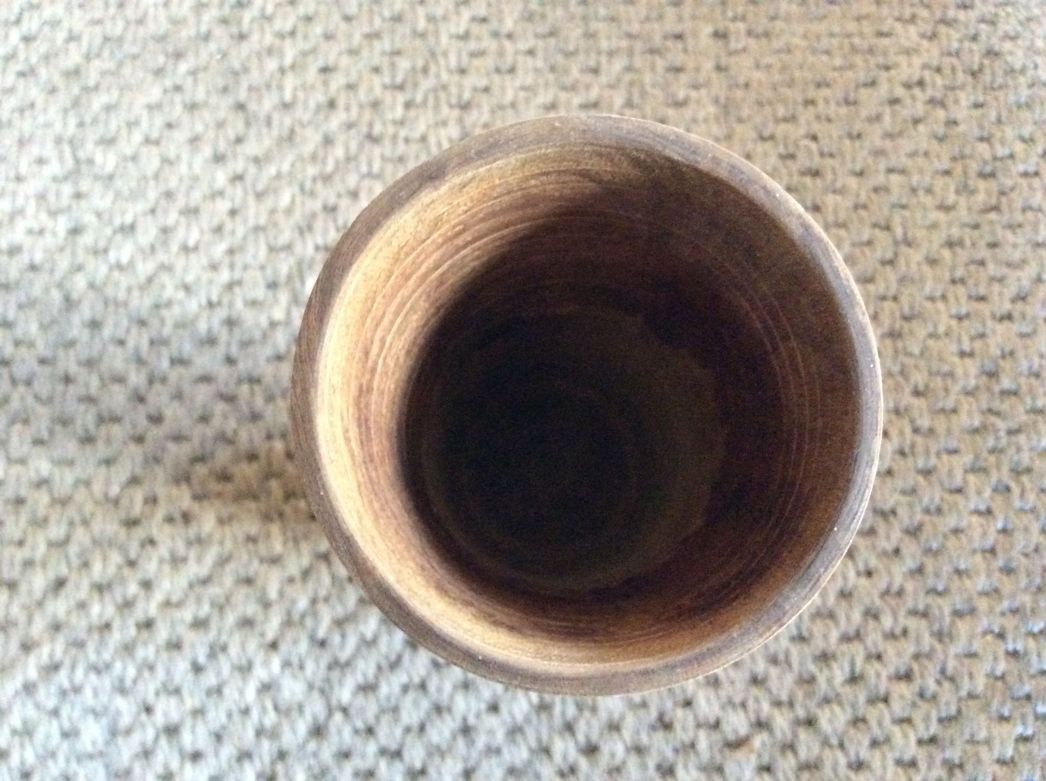 Wooden vase