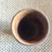Wooden vase