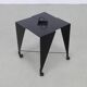 Side table on wheels Harlequin Errebi Italy, 1980s Memphis style